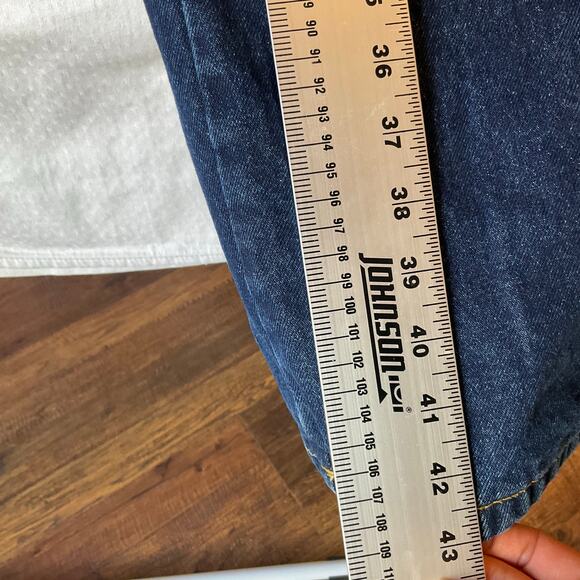 Red Head Men Jeans size 40 x 34 Blue Straight Leg Mid Rise Weatherproof w Liner - Picture 3 of 9